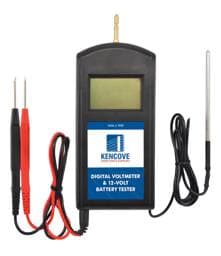 Kencove Digital Voltmeter and 12-Volt Battery Tester - Kencove Digital Voltmeter and 12-Volt Battery Tester
