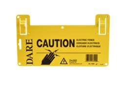 Dare Electric Fence Caution Sign - Dare Electric Fence Caution Sign