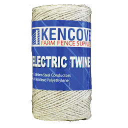 Kencove Electric Twine, 6SS - White, 1,640'