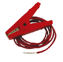 Jumper Clip with 4' Insulated Wire - Red