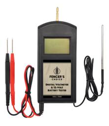 Fencer's Choice Digital Voltmeter and 12-Volt Battery Tester