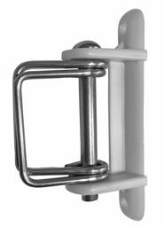 Patriot Wide Tape Corner/End Insulator, White, Pack of 2
