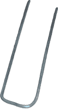 Ground Staples, 11 Gauge, 6"