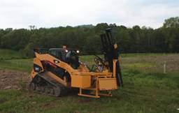 KIWI Skid-Steer Side-Slide Self-Contained Post Driver