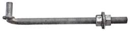12-in Gate Hinge Bolt - ¾ in