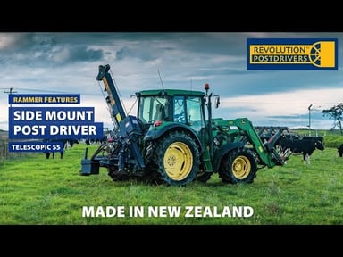 Revolution SS Features | Side Mount Telescopic Post Driver (International)
