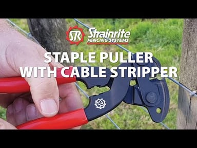 Strainrite | Staple Puller with Cable Stripper