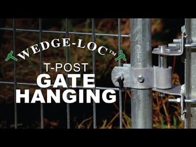 Fencing 101 - Hanging a Gate on T-Post Fence with Wedge-Loc