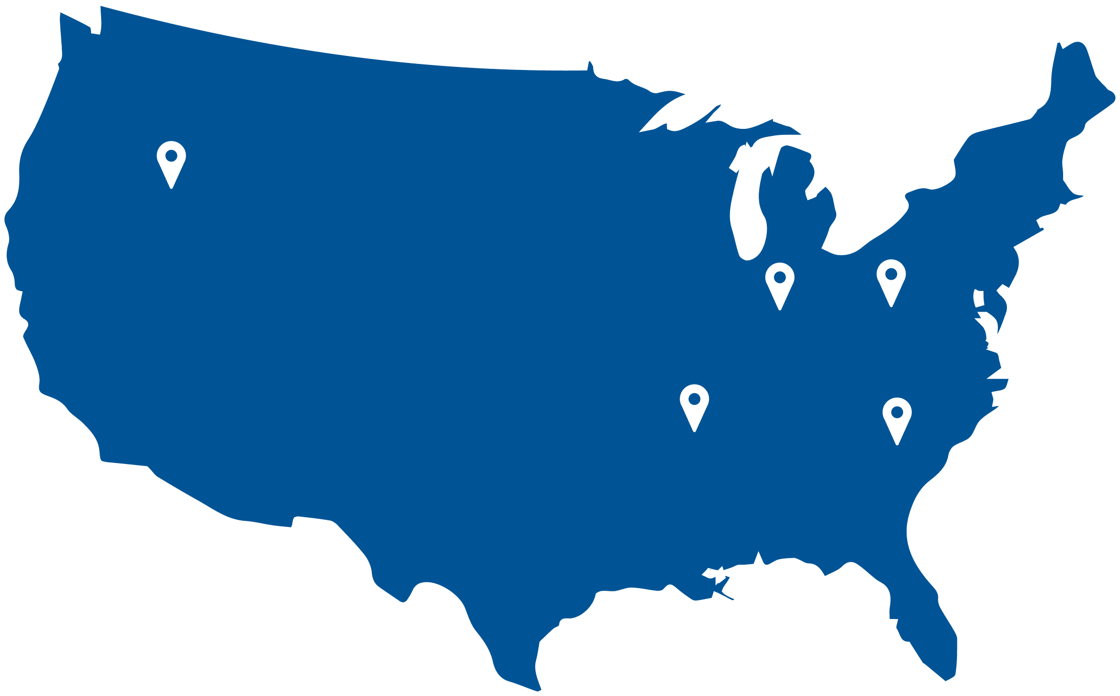 US Locations Map