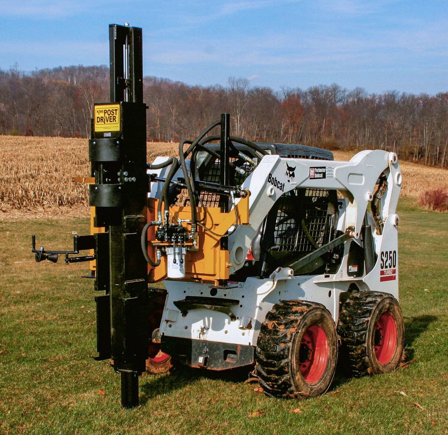 KIWI Skid-Steer Post Driver