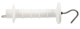 Economy Spring Gate Handle, White - White