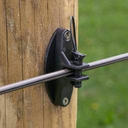 Pin-Lock Insulator - Black, Pack 25