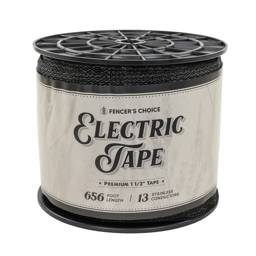 1.57" Electric Tape Fence - 660', Black