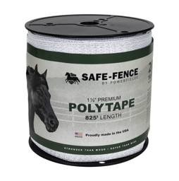 Safe-Fence 1½" Electric Tape Fence White - 200', White