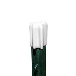 Safe-T-Post Cap, White, Pack 25 - White, Pack 25