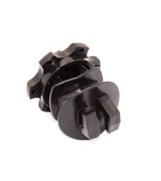 Patriot Rod Post Screw-On Insulators - Black, Pack 25