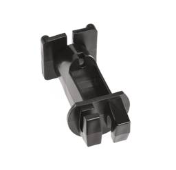 Patriot Wood Post Slant Nail 2" Insulator, Black, Pack of 25 - Black, Pack 25
