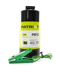 Patriot PB12 0.12J DC Fence Energizer - 0.12 Joule