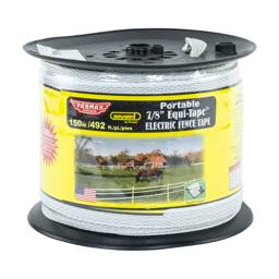 Parmak Portable Equi-Tape, White, 492-ft - White, 492'