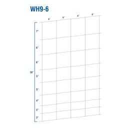 Hinge-Joint Woven Wire, 9/39"/6", 12½ Ga - 330' Roll