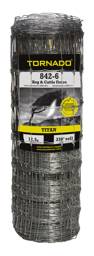 Tornado Titan Fixed Knot Woven Wire, 8/42"/6", 330' Roll - 330' Roll