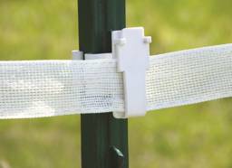 Patriot T-Post Wide Tape Insulator, White, Pack of 25 - White, Pack 25