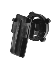Red Snap'r Screw-On Rod Post Polytape Insulator, Black, Pack of 25 - Black, Pack 25