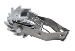 Stainless-Steel Strainer with Spring and Zinc Cog - Stainless-Steel Strainer with Spring and Zinc Cog