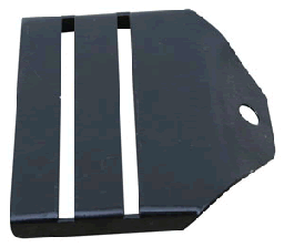 6.25" End Buckle Pre-Bent - 6.25"  Brown