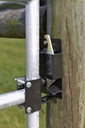 Lockable Gate Latch, Black - Black