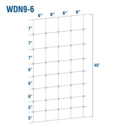 Fixed-Knot Woven Wire, 9/49"/6", 12½ Ga, 330' Roll - 330' Roll
