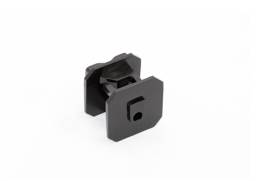Patriot Wood Post Square Insulator, Black, Pack of 25 - Black, Pack 25