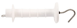 Economy Spring Gate Handle, White - White