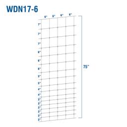 Fixed Knot Woven Wire, 17/75"/6" 330' - Deer - 330' Roll