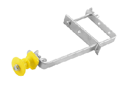 Zareba Extension Bracket Insulator, Yellow, Pack of 8 - Yellow, Pack 8