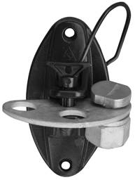 3-Hole Handle Hookup Set - Gate Handle Anchor Plate