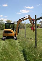 Vector Mini-Excavator Post Driver - Vector Mini-Excavator Post Driver