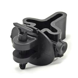2-Pin T-Post Insulator - Black, Pack 25