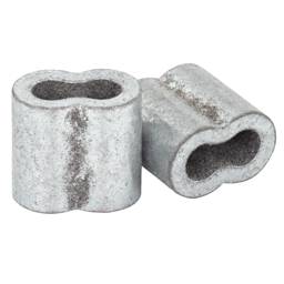 Kiwi Crimp Sleeve- Gritted 8 Gauge - 4 - 5 slot / 1000 ea