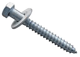 Lag Screw/Washer, 1/2-in x 4-in Horserail Buckles - ½" x 4"