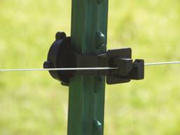 Patriot T-Post Screw-On Insulator - Black, Pack 25