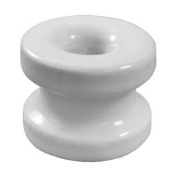 Porcelain Donut Insulator, White - White, ea