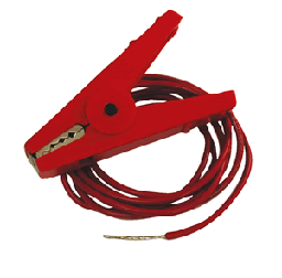 Jumper Clip with 4' Insulated Wire - Green