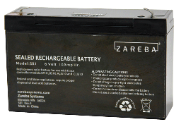 Zareba Rechargeable Battery, 6-Volt - 6-Volt