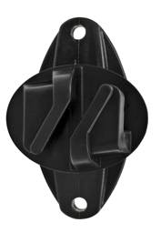 Nail-On Claw Insulator - Black, Pack 25